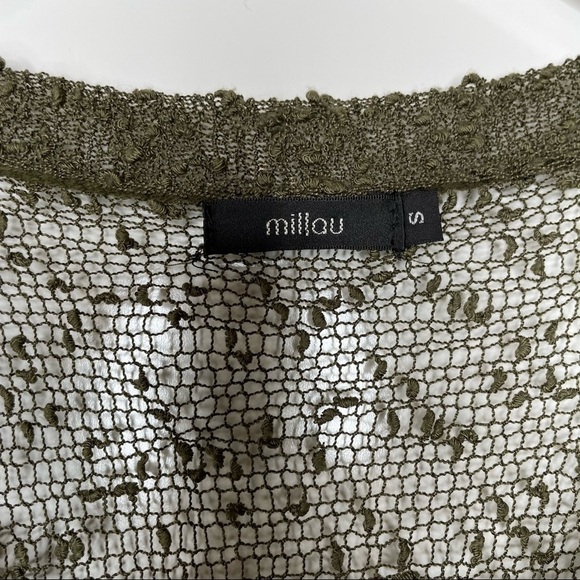 Millau Lightweight Sweater With Lace Edging Small - Picture 3 of 5